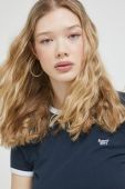 Футболка Superdry жіночий колір синій (3182267)