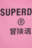 Бавовняна футболка Superdry колір рожевий (2989167)