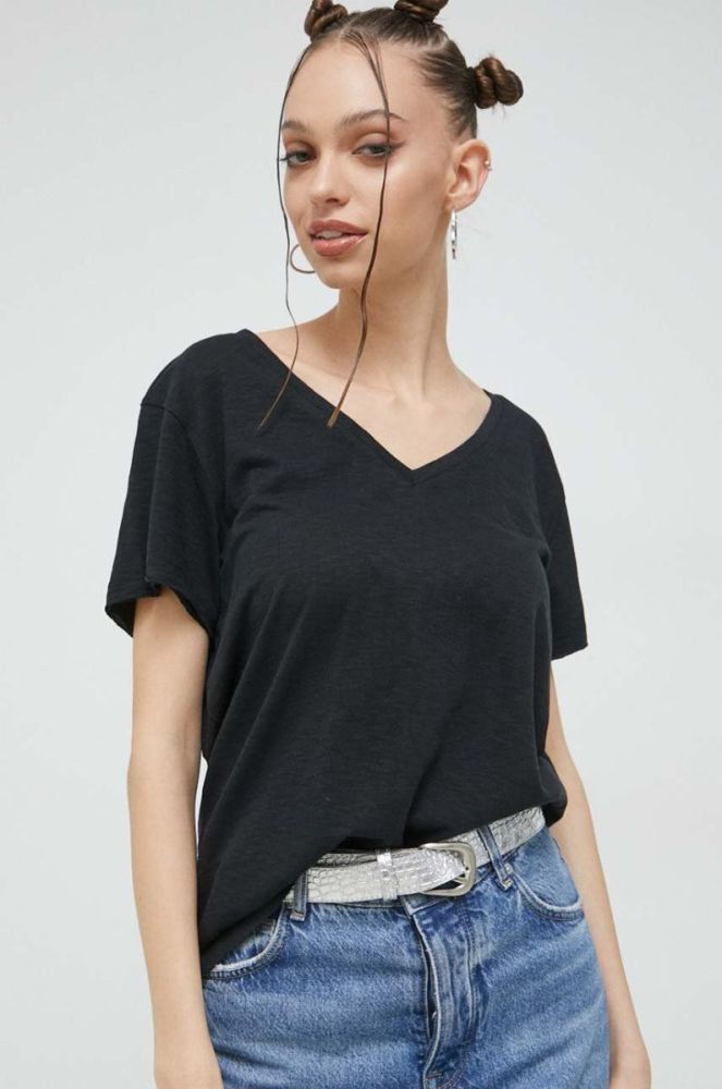 Футболка Superdry жіночий колір чорний (3023820) фото 4