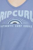 Бавовняна футболка Rip Curl колір блакитний