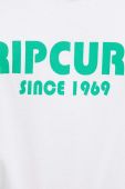 Бавовняний топ Rip Curl колір білий