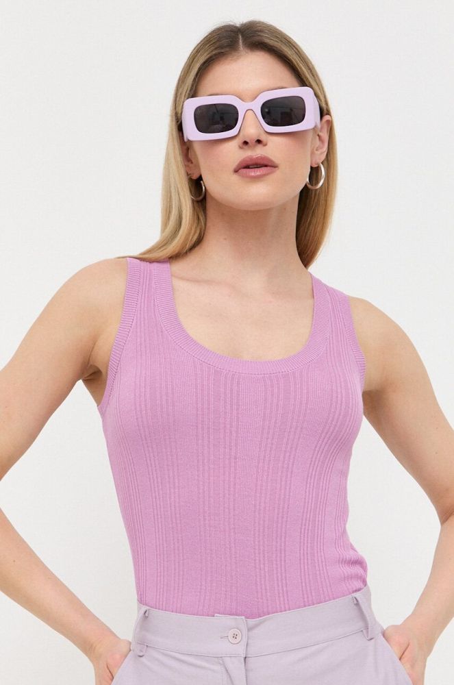 Топ Weekend Max Mara жіночий колір фіолетовий