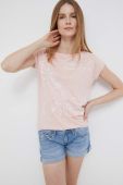 Футболка Lauren Ralph Lauren жіночий колір рожевий