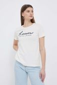 Футболка Lauren Ralph Lauren жіночий колір бежевий