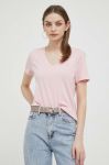 Бавовняна футболка Gant колір рожевий (3300649)