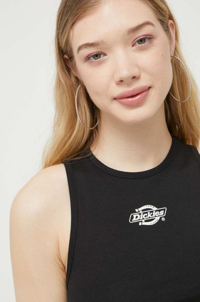 Топ Dickies жіночий колір чорний фото 4