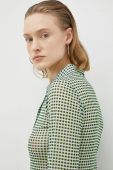 Сорочка R?sum? жіноча колір зелений regular класичний комір (3163886)