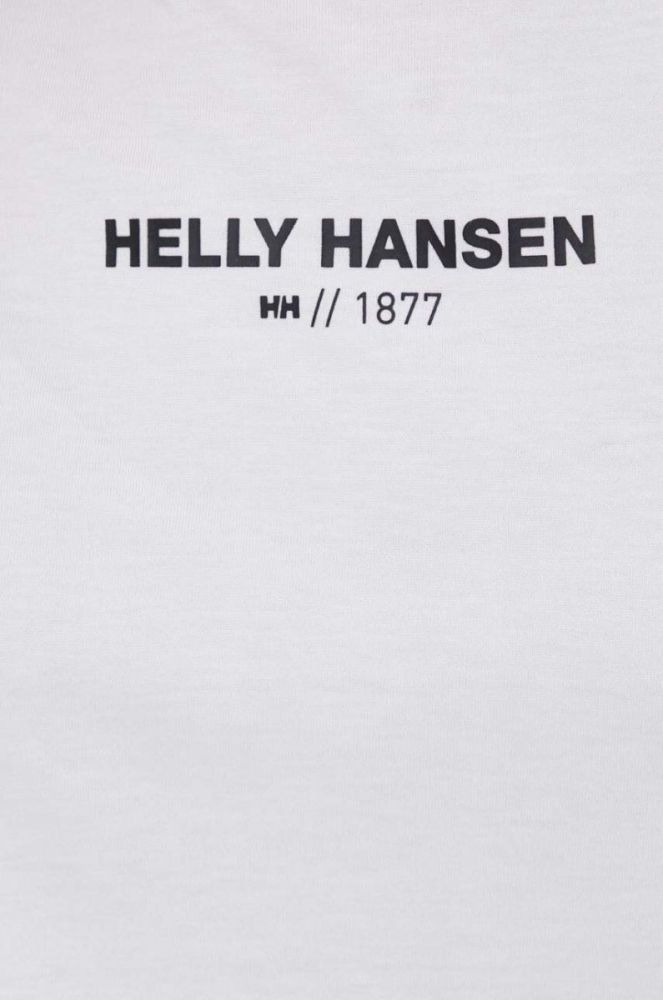 Футболка Helly Hansen жіночий колір білий фото 5