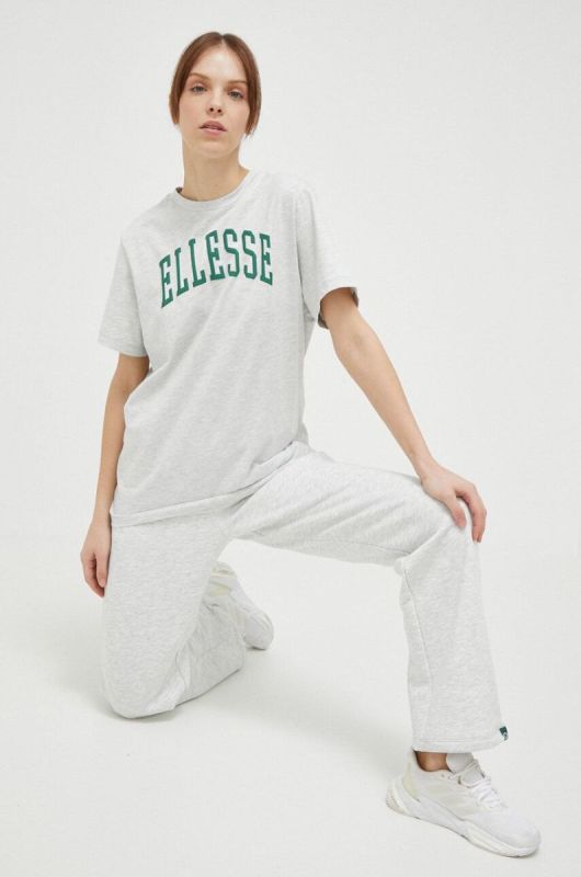 Бавовняна футболка Ellesse колір сірий SGR17859-LIGHTGREY фото 2