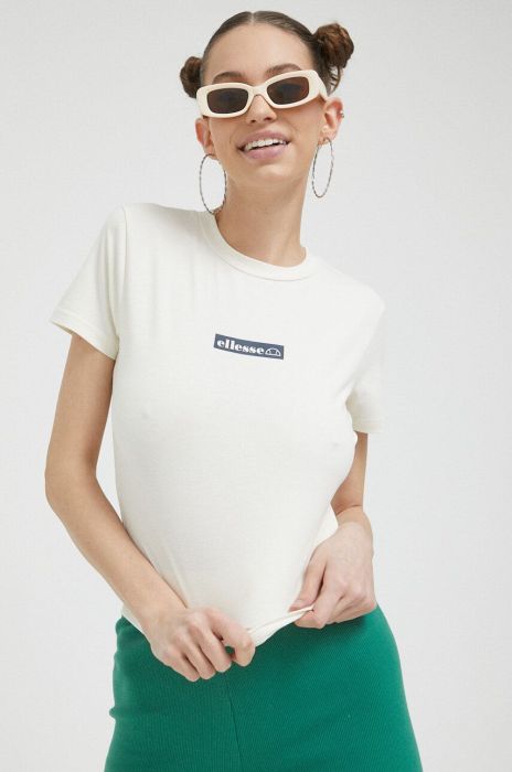 Футболка Ellesse жіночий колір бежевий