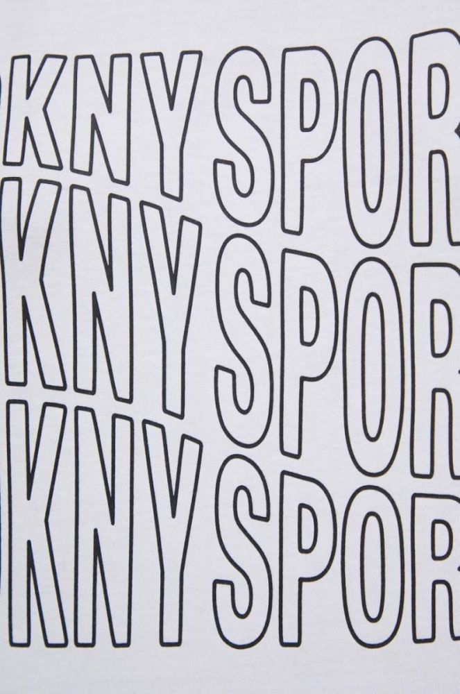 Бавовняна футболка Dkny колір білий (3289154) фото 5