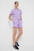 Бавовняна футболка Dkny колір фіолетовий