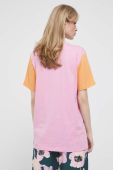 Бавовняна футболка Stine Goya колір рожевий