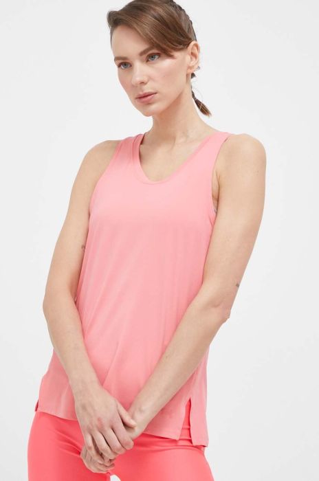 Топ для бігу Under Armour Iso-Chill Laser колір рожевий