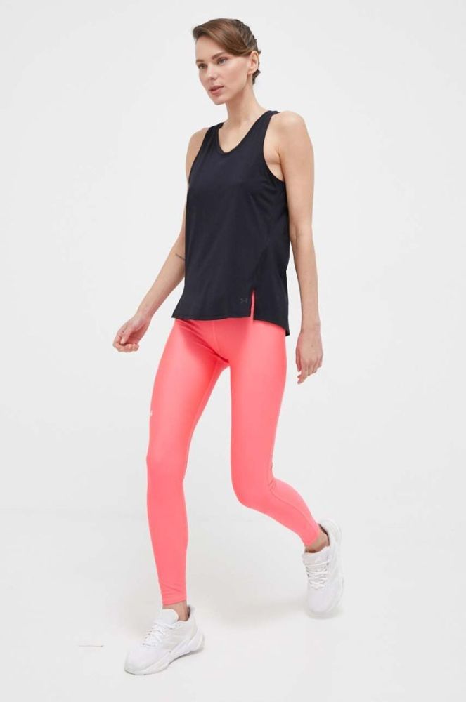 Топ для бігу Under Armour Iso-Chill Laser колір чорний фото 2