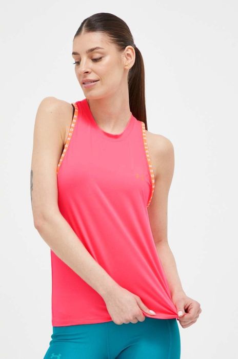 Топ для тренувань Under Armour Knockout 2.0 колір рожевий