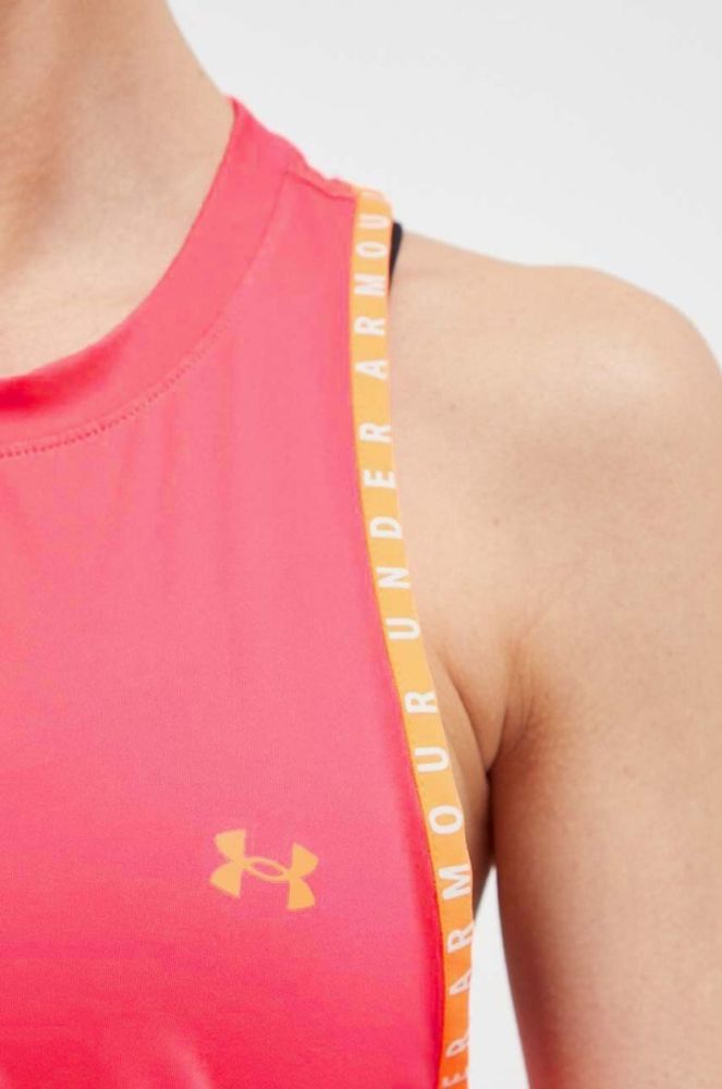 Топ для тренувань Under Armour Knockout 2.0 колір рожевий фото 5