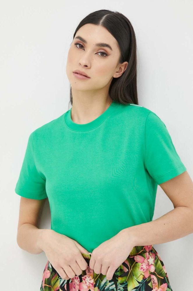 Бавовняна футболка Miss Sixty колір зелений