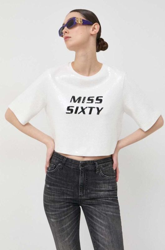Футболка Miss Sixty жіночий колір білий (3083639)