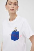 Бавовняна футболка Karl Lagerfeld x Disney колір білий (3109480)