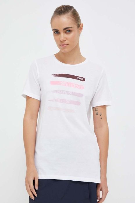 Бавовняна футболка CMP колір білий