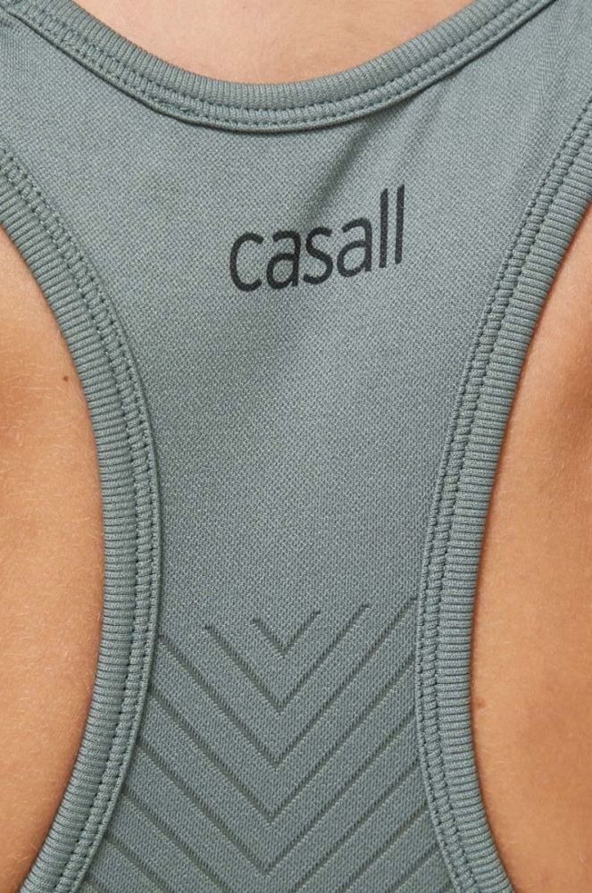 Топ для йоги Casall колір зелений фото 5