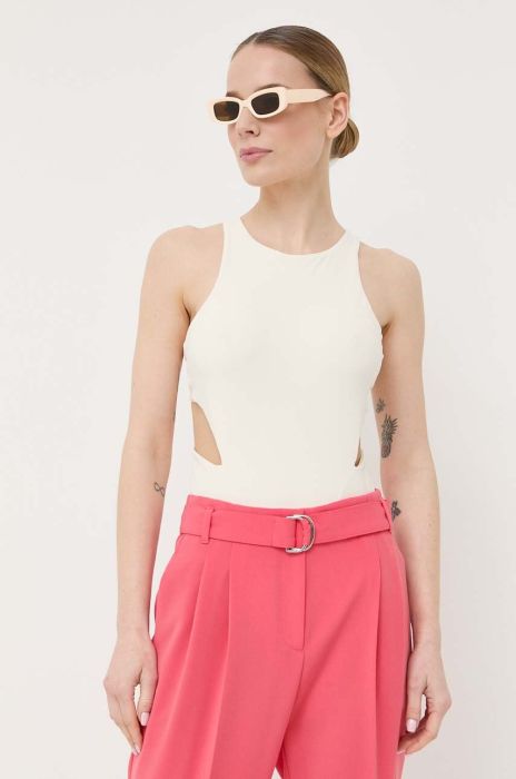 Боді Patrizia Pepe жіночі колір бежевий