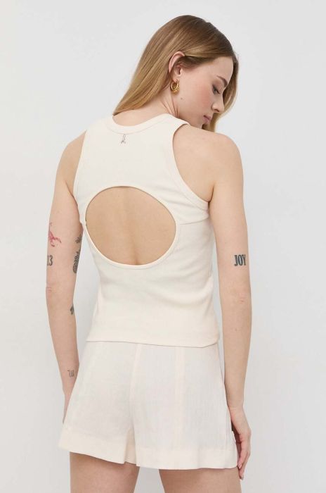 Топ Patrizia Pepe жіночий колір бежевий (3114190)