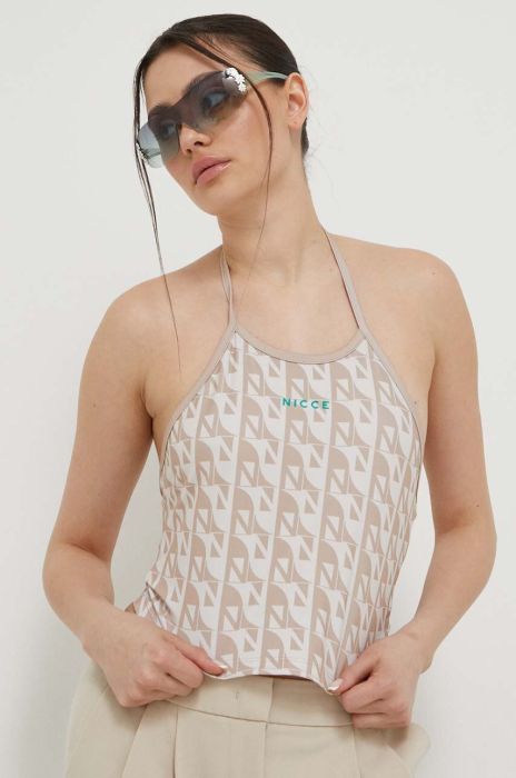 Топ Nicce жіночий колір бежевий