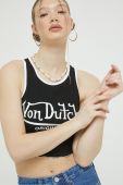 Топ Von Dutch жіночий колір чорний