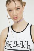 Топ Von Dutch жіночий колір білий (3174401)