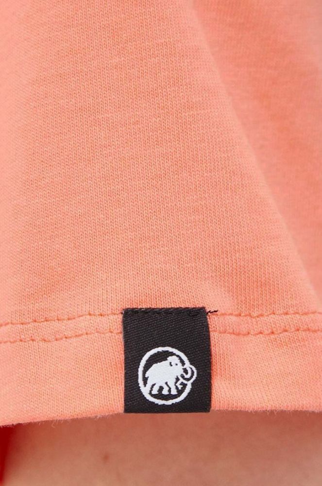 Футболка Mammut Massone Lettering жіночий колір рожевий фото 5