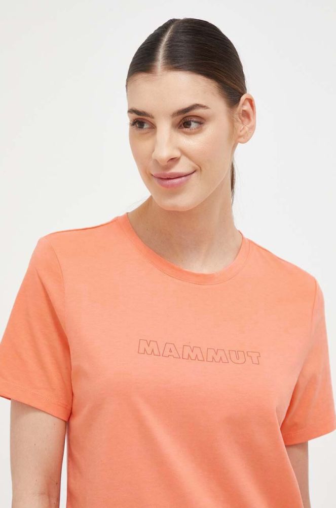 Спортивна футболка Mammut Core Logo колір помаранчевий