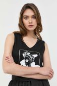 Топ Morgan жіночий колір чорний (3286236)