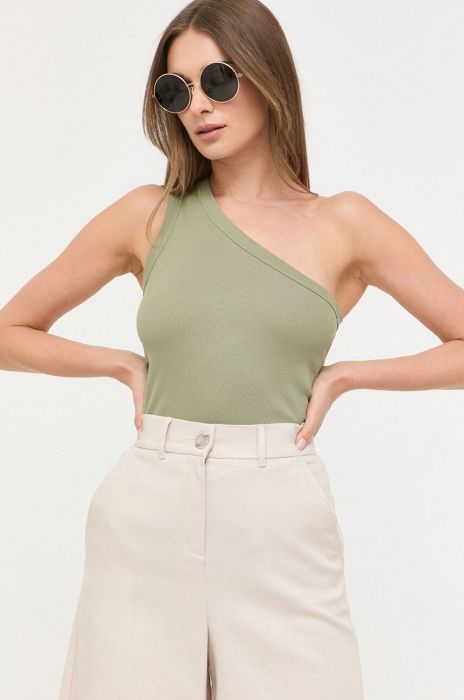 Бавовняний топ Ivy Oak колір зелений