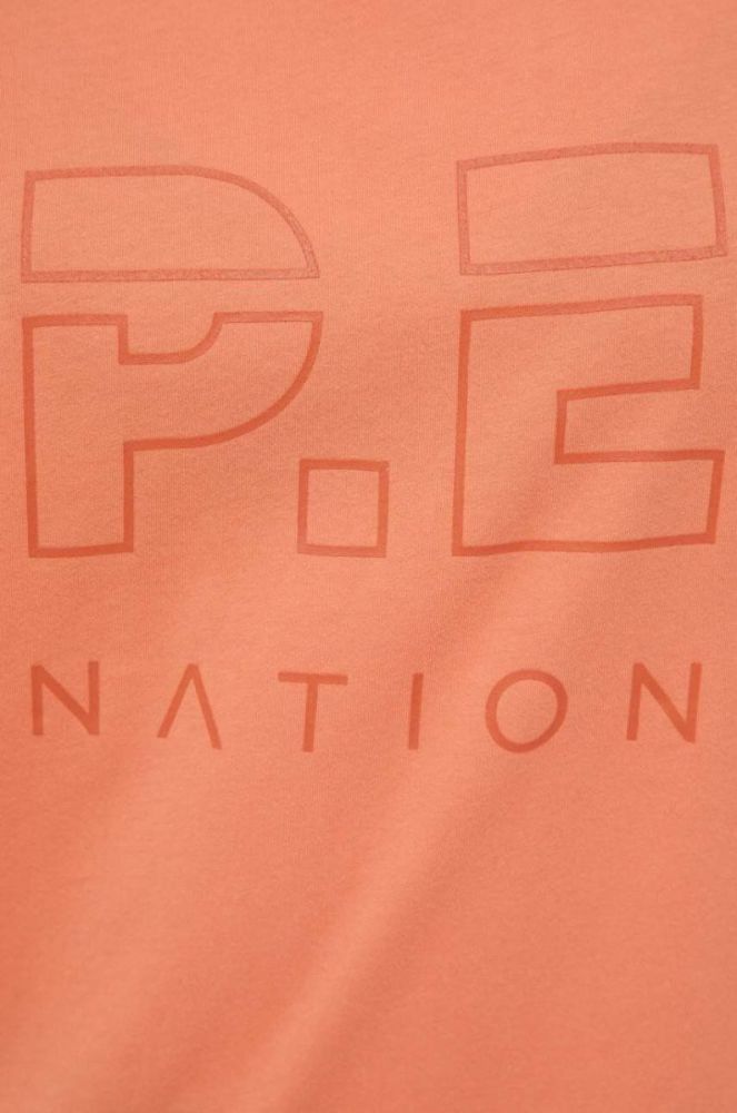 Бавовняна футболка P.E Nation колір помаранчевий (3307195) фото 5
