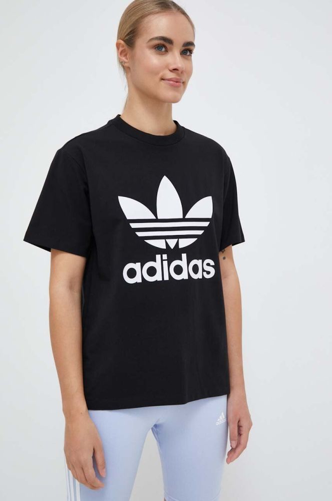 Футболка adidas Originals жіноча колір чорний IB7421-BLACK