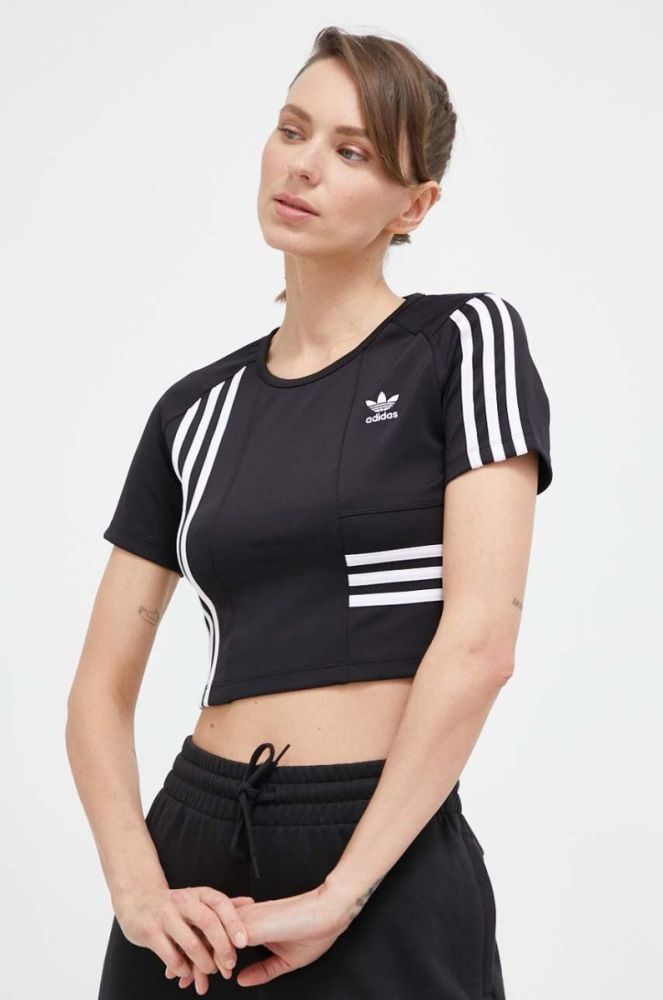 Футболка adidas Originals жіночий колір чорний (3248966) фото 4