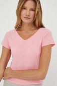 Бавовняна футболка American Vintage колір рожевий (3239341)