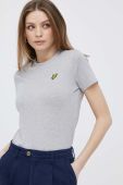 Футболка Lyle & Scott жіночий колір сірий