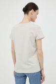 Бавовняна футболка Mustang колір бежевий (3258413)