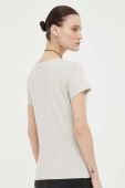 Бавовняна футболка Mustang колір бежевий (3269775)