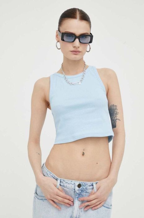 Топ Gestuz жіночий колір блакитний (3258431)