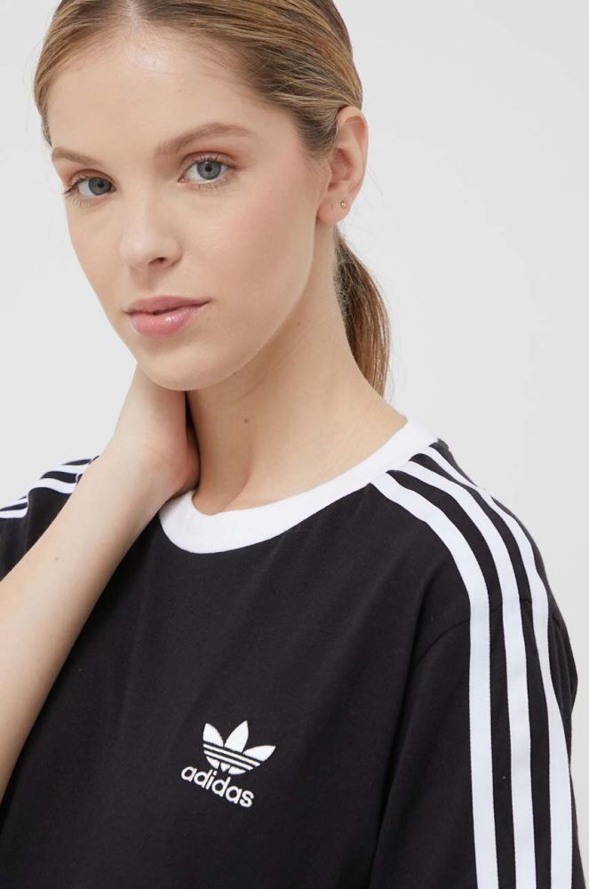 Бавовняна футболка adidas Originals колір чорний (3307199)