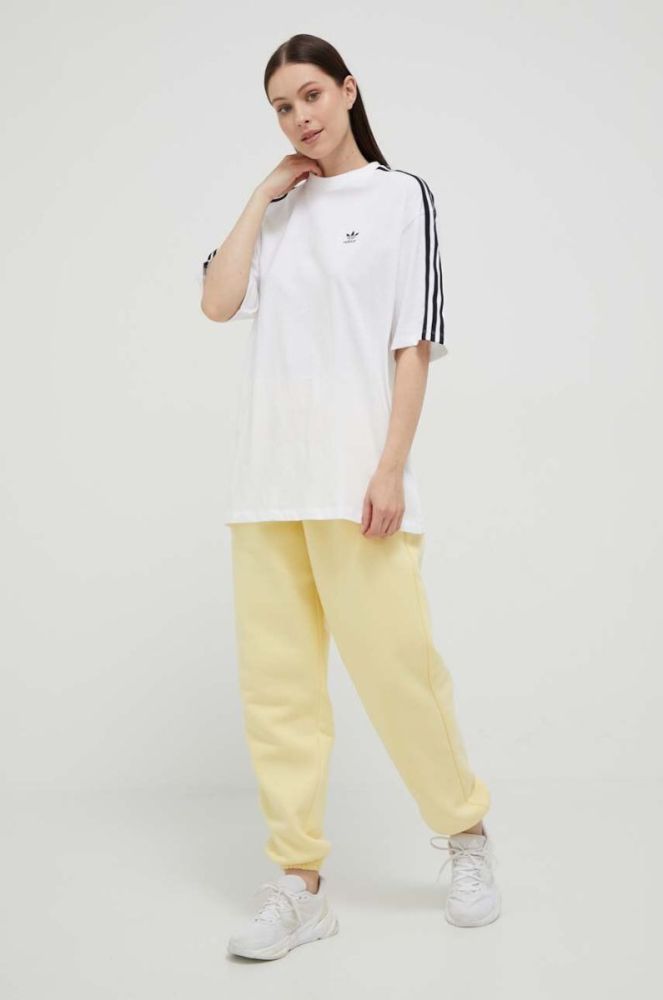 Бавовняна футболка adidas Originals колір білий (3289200) фото 2