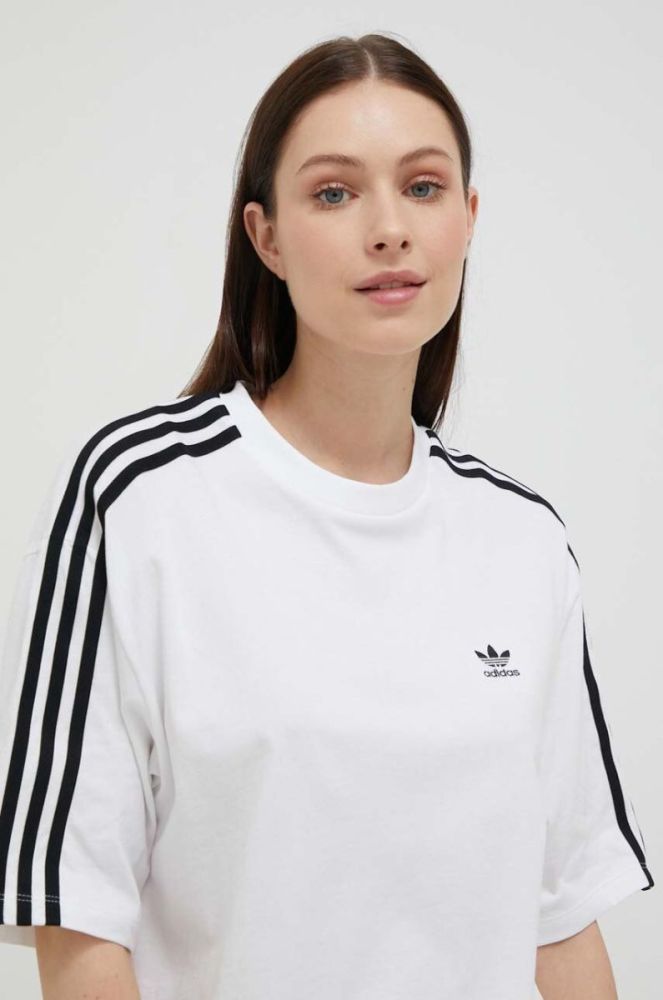 Бавовняна футболка adidas Originals колір білий (3289200) фото 4