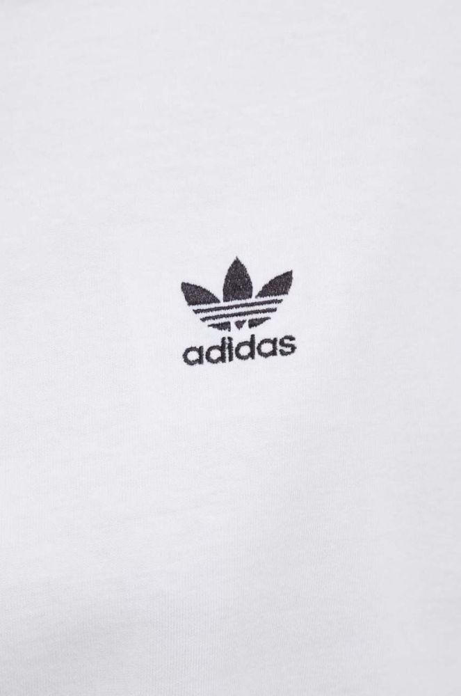 Бавовняна футболка adidas Originals колір білий (3289200) фото 5