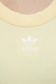 Топ adidas Originals жіночий колір жовтий