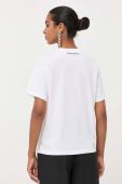 Бавовняна футболка Karl Lagerfeld колір білий (3380210)