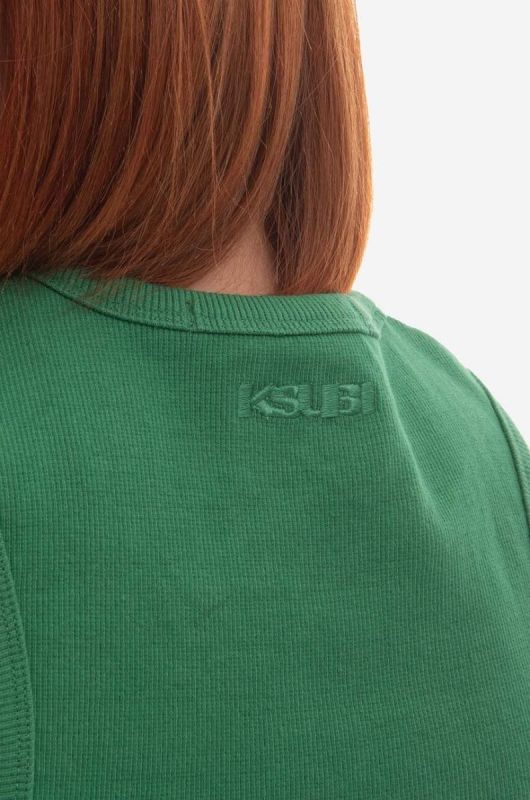 Топ KSUBI жіночий колір зелений WPS23FT008-GREEN фото 2